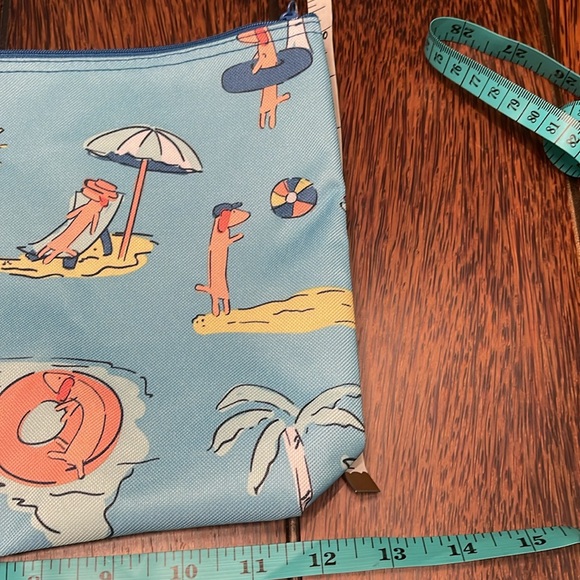 Thirty-One Zipper Pouch dachshund Dog Days print - Picture 6 of 7